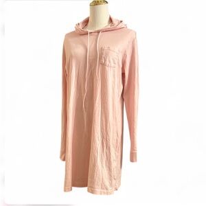 Vineyard Vines Light Pink Hooded Dress /coverup 100% COTTON size M